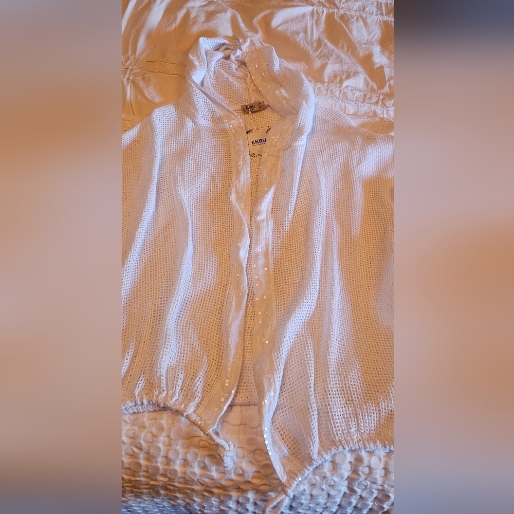 White Mesh Hoodie L/xl - Picture 2 of 5